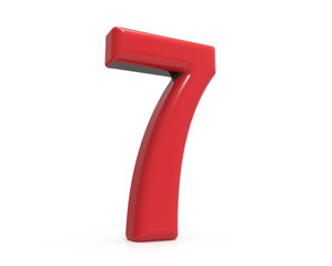 red number 7