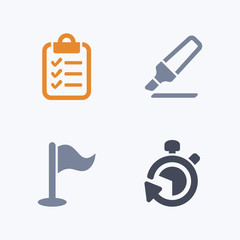 Project - Carbon Icons. A set of 4 professional, pixel-aligned icons designed on a 32 x 32 pixel grid.