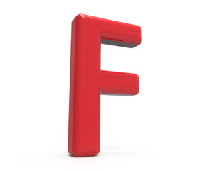 red letter F