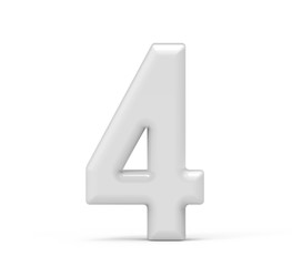 pearl white number 4
