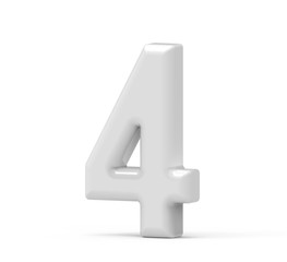 pearl white number 4