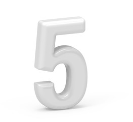 pearl white number 5