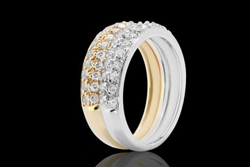 diamond ring, engagement band and wedding  gemstone