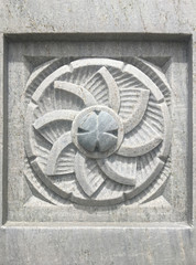 Emblem In Concrete