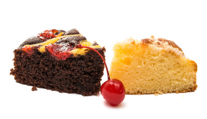 biscuit cake isolated