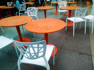 Table and chair at a restaurant 