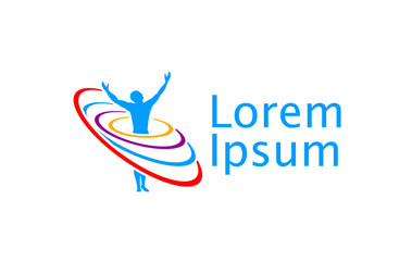 Rehabilitation icon and wellness center
