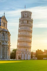 Gartenposter Schiefe Turm von Pisa Leaning tower of Pisa, Italy