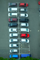  上から見た駐車場