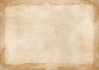 Beige grunge vintage paper with border