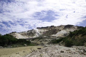 北海道　恵山の風景