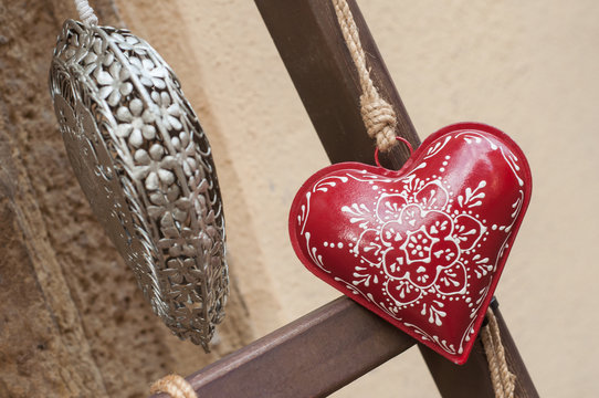coeurs d&eacute;coratifs alsaciens