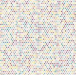 Seamless background with decorative colorful circles. Pattern for site. Vector illustration