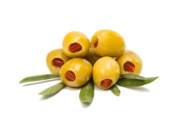 olives with leaves
