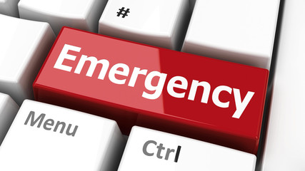 Computer keyboard Emergency