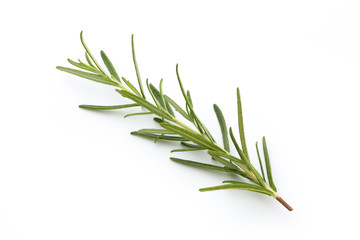 Fototapeta premium Rosemary isolated on white background, Top view.