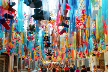 Obraz premium Calles adornadas