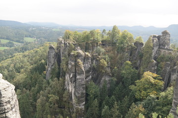 Obraz premium top down mountain