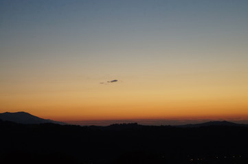 Coucher du soleil