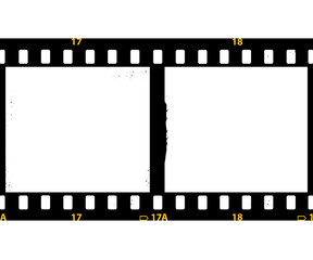 Grungy panorama photo frame