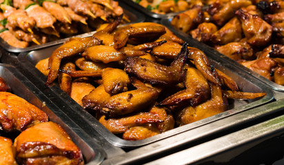 Grilled chicken wings