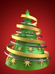 3d Christmas tree