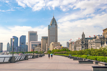 Fototapeta na wymiar Shanghai, China cityscape at the Bund.