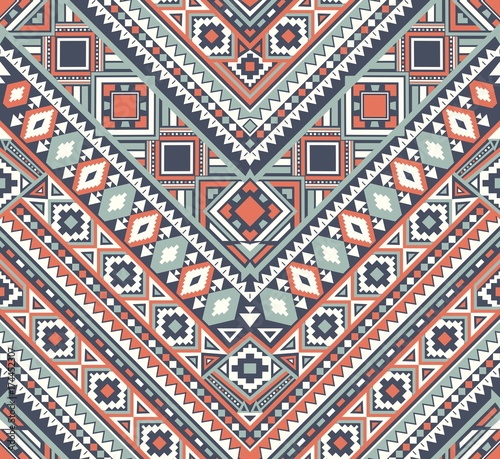 "Seamless Ethnic pattern textures. Navajo geometric print 