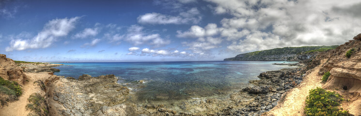 Es Caló (Beach in Formentera) Balearic islands.