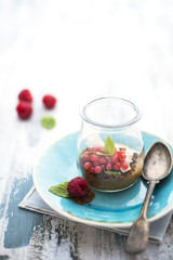 Modern vegan dessert