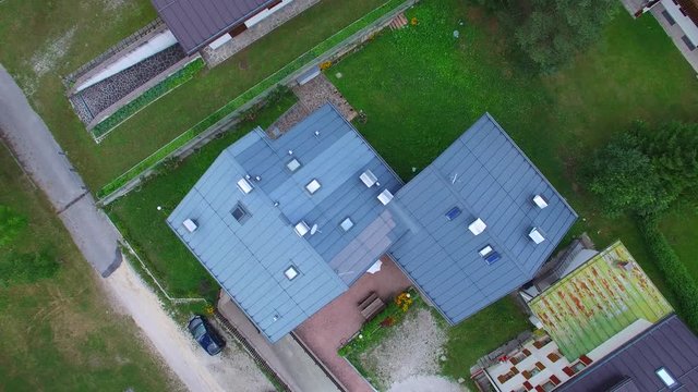 Overhead view of Dolomites Village.