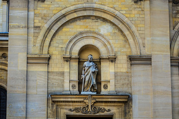 Eglise Notre-Dame-des-Champs (1876) at boulevard du Montparnasse. Paris, France.