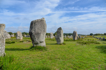 Steinfeld Menhire von Carnac Bretagne Frankreich