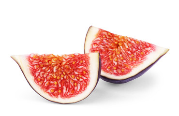 Fig isolated on white background.