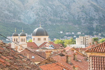 Kotor from a height. Montenegro