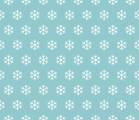 Endless Christmas Pattern. Snowflakes.