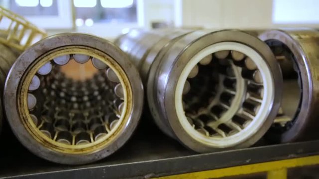 Large bearings from the train