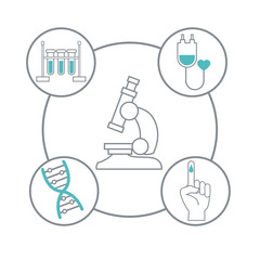 Medical healthcare service icon vector illustration graphic design