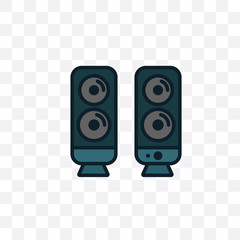 Speakers icon vector