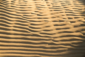 Sand in the desert as a background