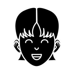 Young man cartoon icon vector illustration graphic design