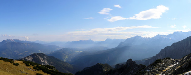 Alpenpanorama Nordalpen