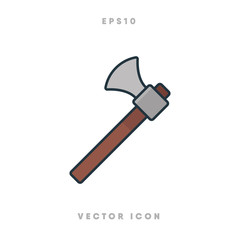 Axe icon vector