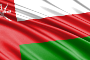 waving flag Oman