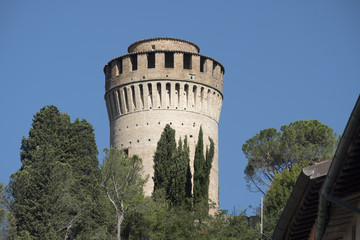 Fototapeta na wymiar Briighella (Ravenna, Italy): tower
