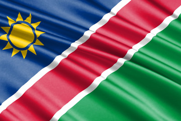 waving flag Namibia