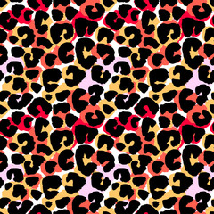 Seamless abstract wild exotic animal print.