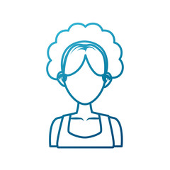 Young woman cartoon icon vector illustration graphic design