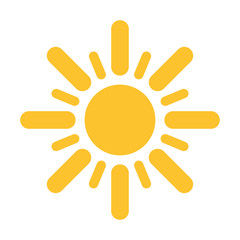 Sun vector icon
