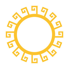 Sun vector icon